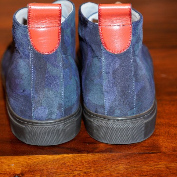 Del Toro Men's Vintage Navy Camo Chukka - Picture 8 of 8